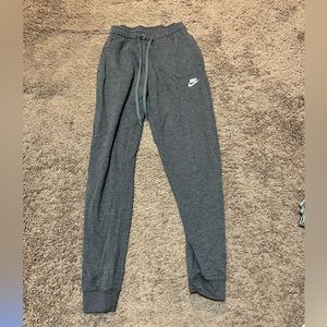 nike dark gray sweatpants size xs